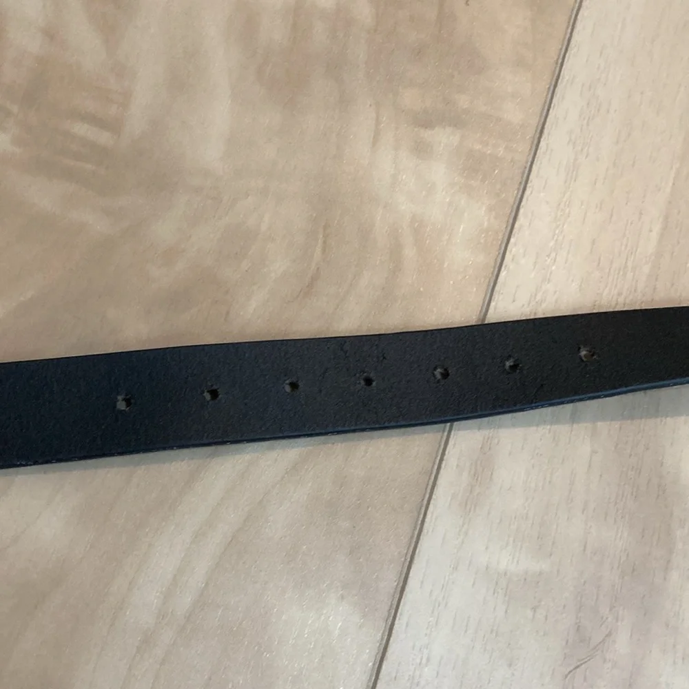 Leopard Print Belt with Gold Buckle - Picture 14 of 15
